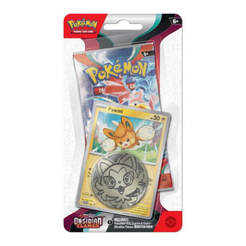 Pokemon Scarlet & Violet - Obsidian Flames Checklane Blister - Pawmi