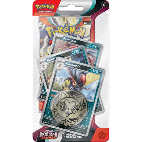 Pokemon Scarlet & Violet - Obsidian Flames Premium Checklane Blister - Kingambit