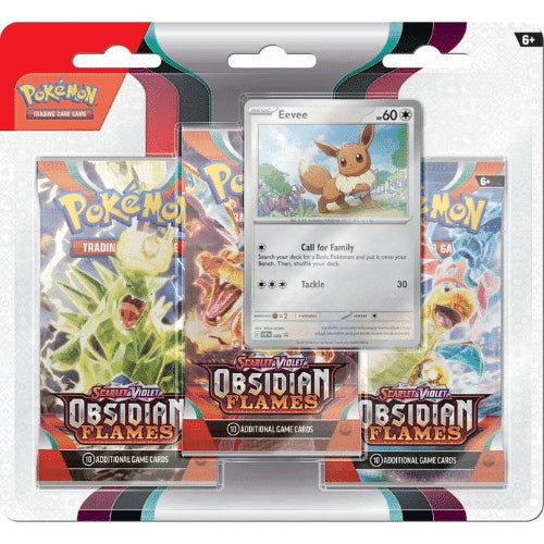 Pokemon Obsidian Flames 3-pack Blister - Eevee