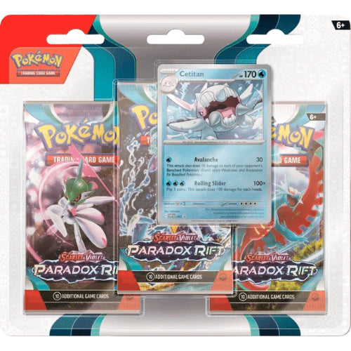 Pokemon Paradox Rift 3-pack Blister - Cetitan