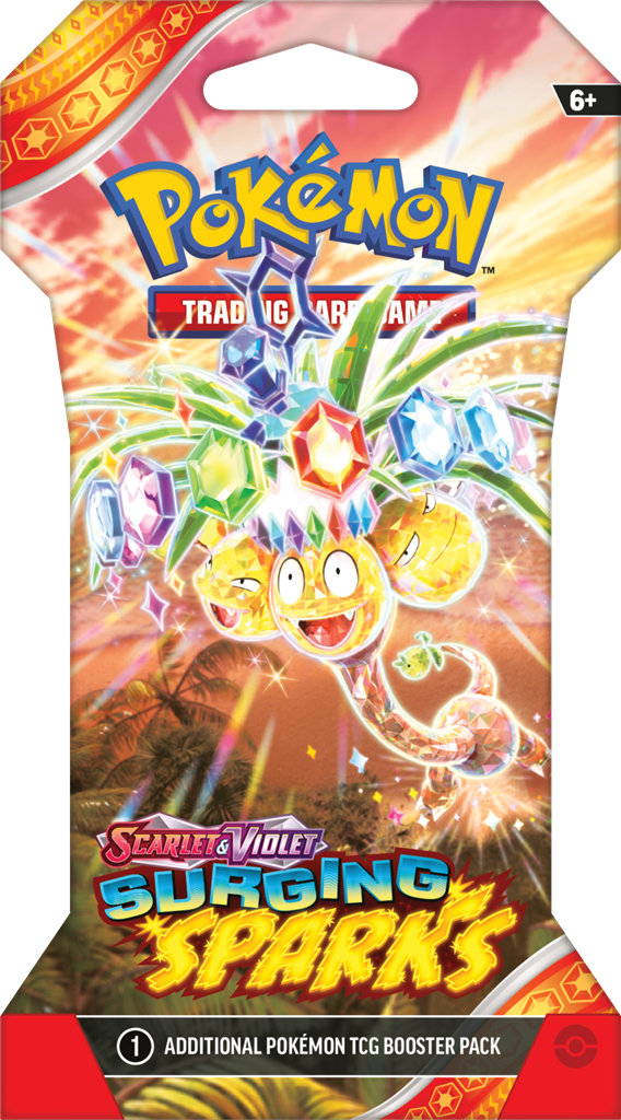Pokemon Scarlet & Violet - Surging Sparks Sleeved Boosterpack