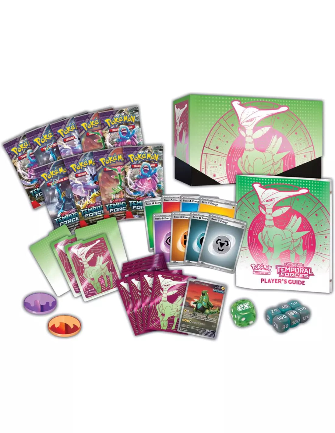 Pokemon Temporal Forces Iron Leaves Elite Trainer Box