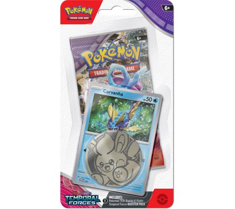 Pokemon Scarlet & Violet - Temporal Forces Checklane Blister - Carvanha