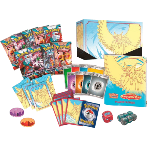 Pokemon Paradox Rift Roaring Moon Elite Trainer Box