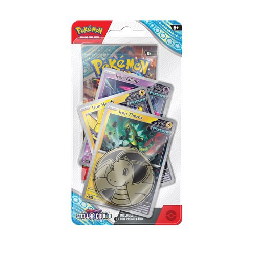 Pokemon Scarlet & Violet - Stellar Crown Premium Checklane Blister - Iron Thorns